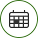 Icone de calendrier